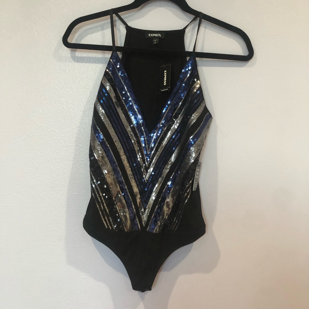 Express Deep Plunge Bodysuit